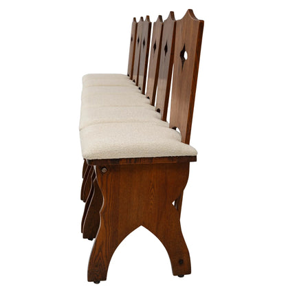 Chaises de salle à manger royales françaises, ensemble de 6, vers 1940