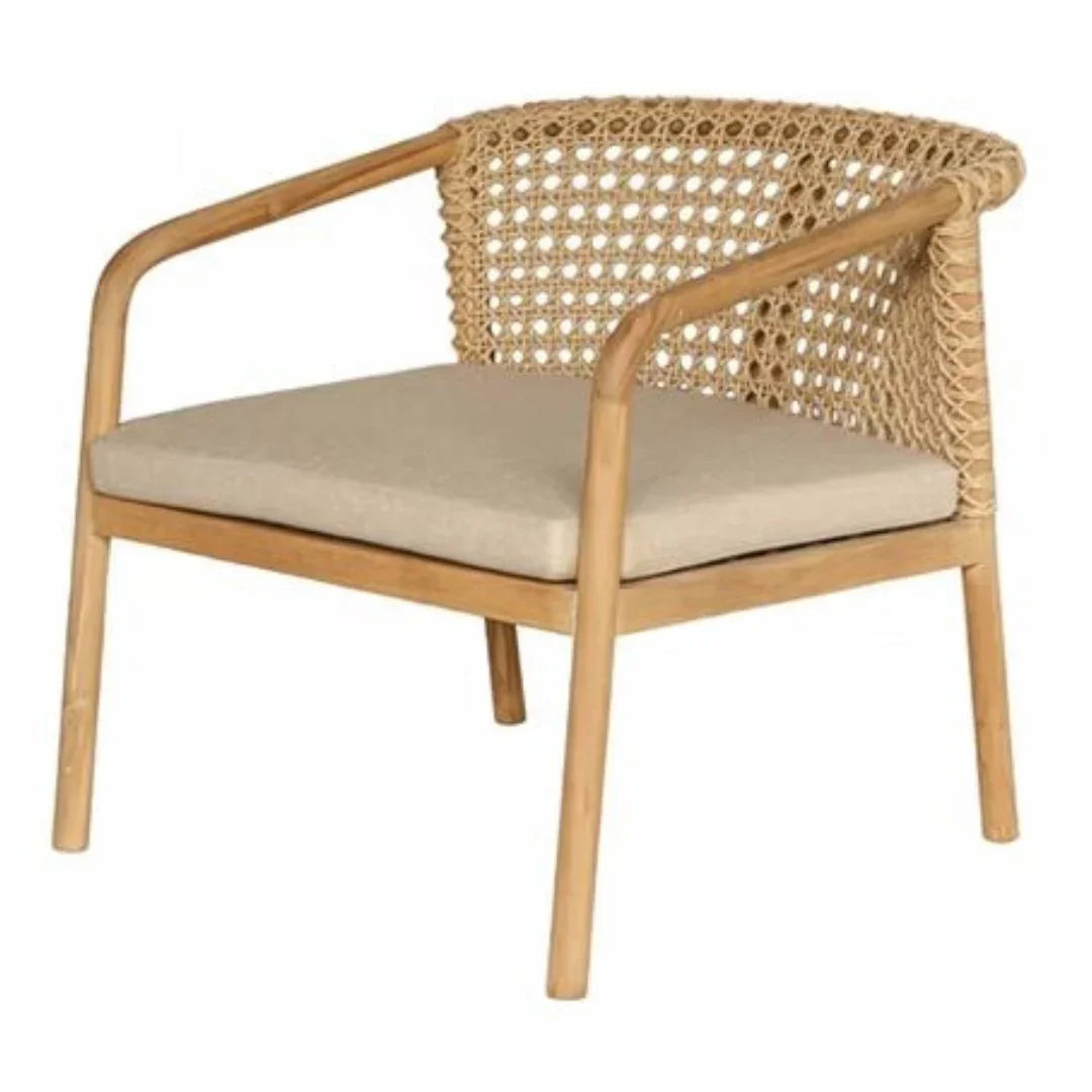 Fauteuil d'appoint en bois de teck