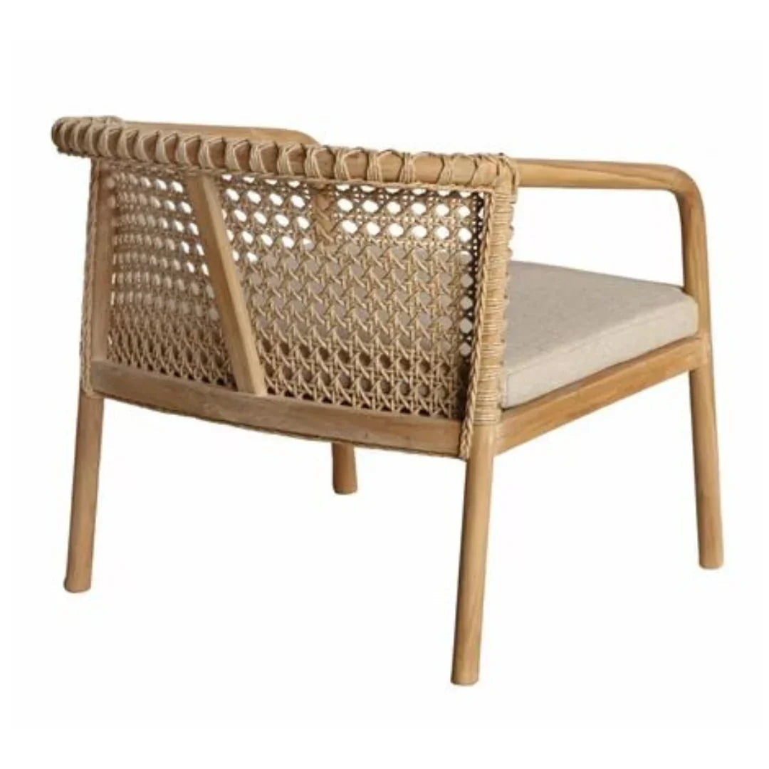 Fauteuil d'appoint en bois de teck