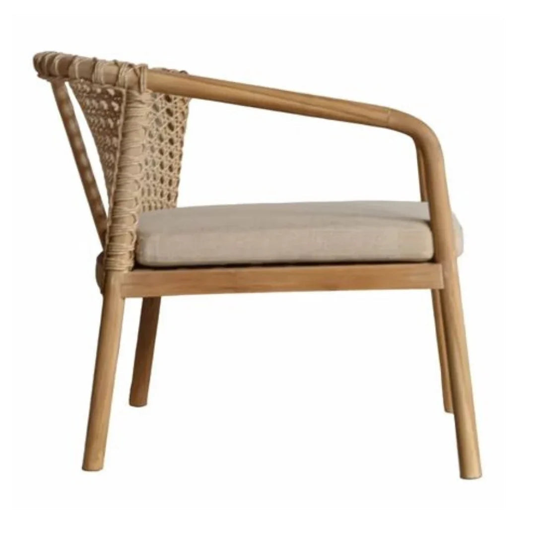 Fauteuil d'appoint en bois de teck