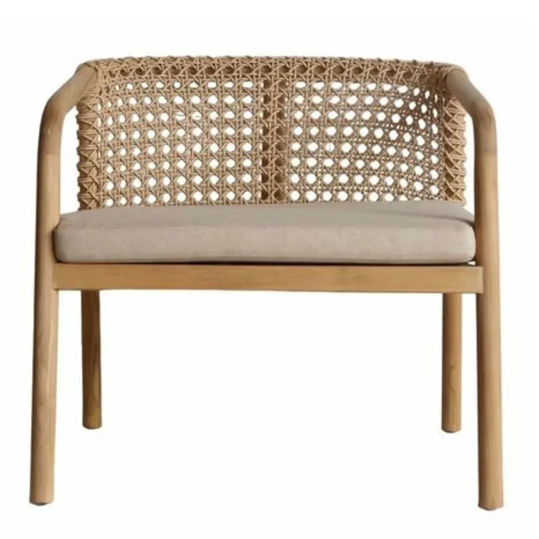 Fauteuil d'appoint en bois de teck