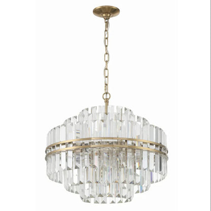 Lustre en cristal à plusieurs niveaux Contempo