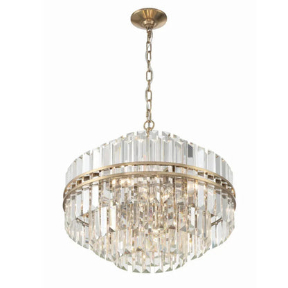 Lustre en cristal à plusieurs niveaux Contempo