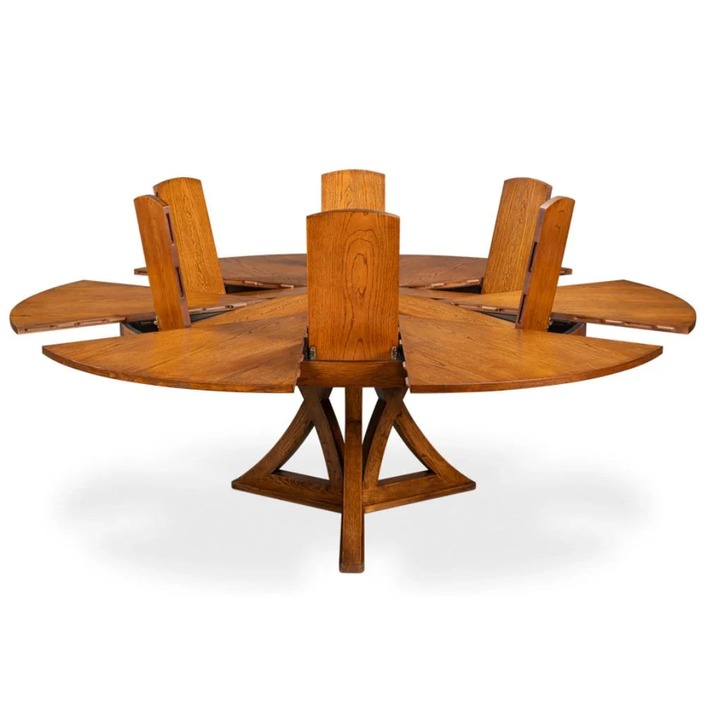 Table à manger Jupe marron tabac décontracté