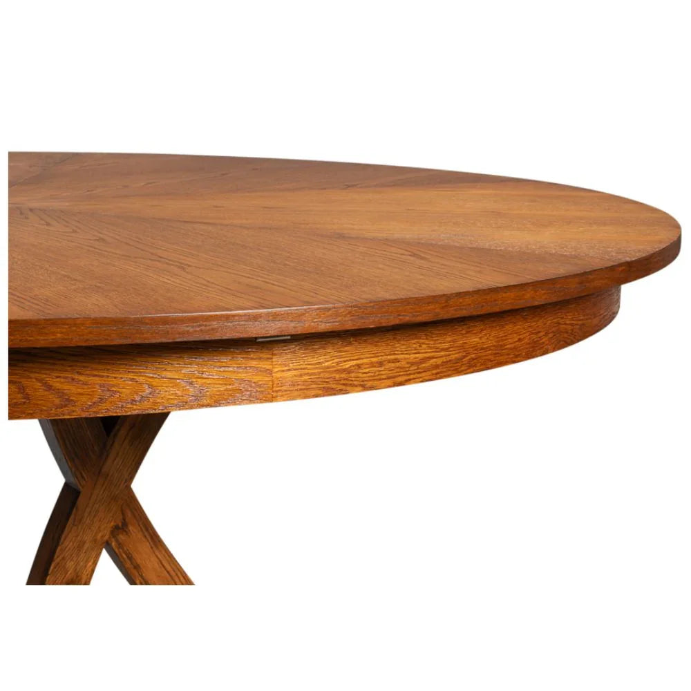 Table à manger Jupe marron tabac décontracté