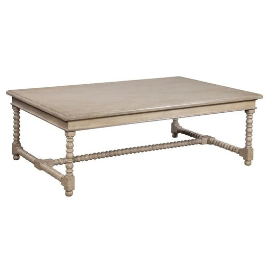 Table basse française à pieds tournés
