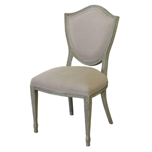 Chaise à dossier en forme de bouclier de Versailles