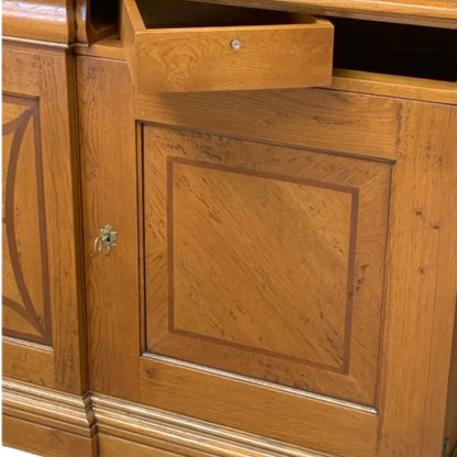 Buffet Art Déco brun doré