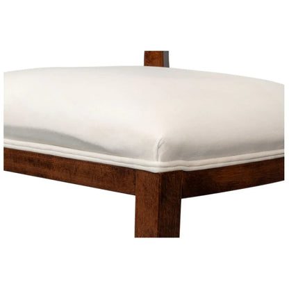 Ensemble de chaises à dossier ajouré incurvé en bois de noyer