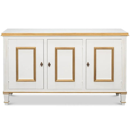 Buffet Louis blanc et or