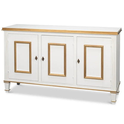 Buffet Louis blanc et or