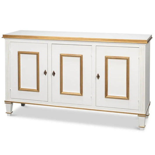 Buffet Louis blanc et or