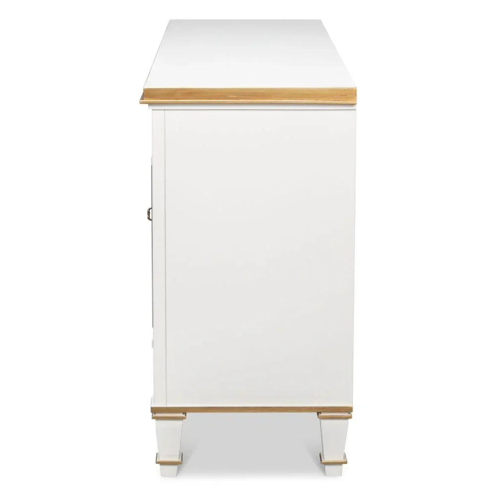 Buffet Louis blanc et or