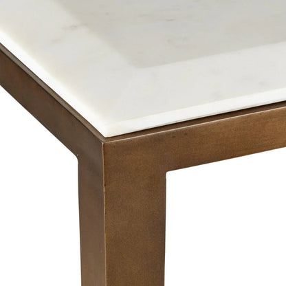 Console en marbre blanc lilas