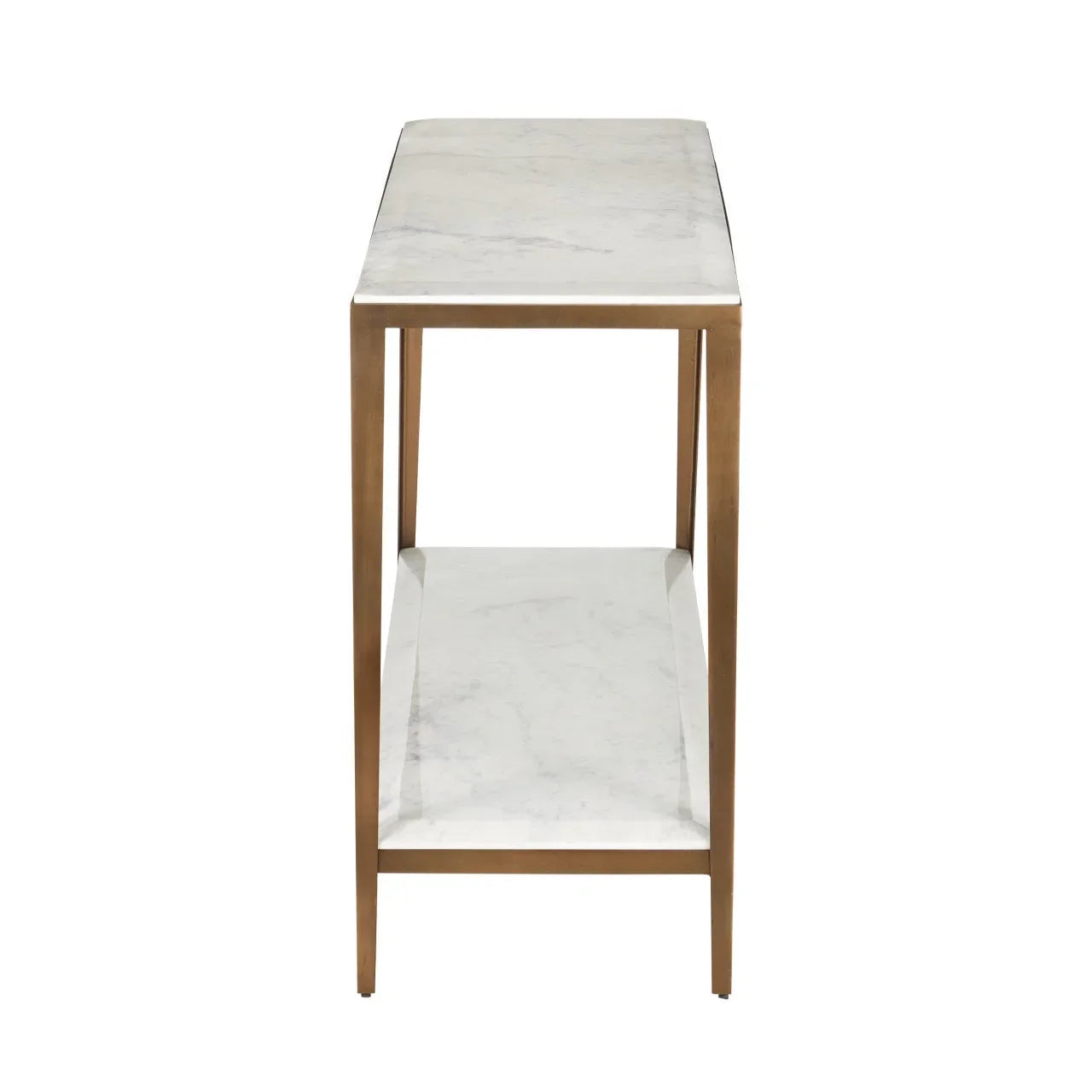 Console en marbre blanc lilas