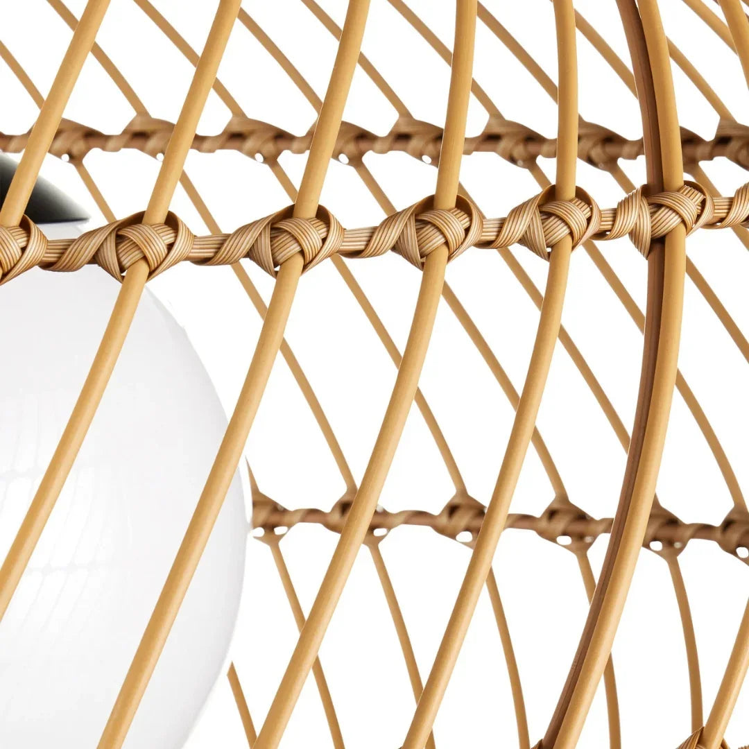 Suspension extérieure en osier à turbine