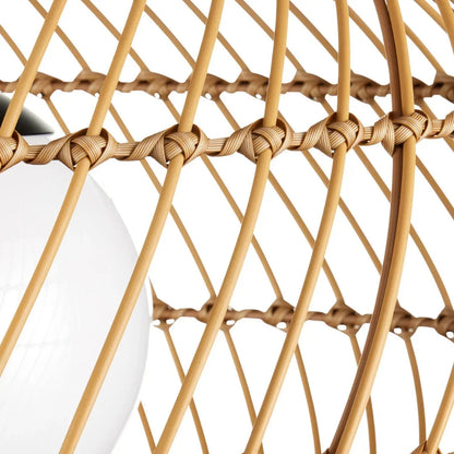 Suspension extérieure en osier à turbine