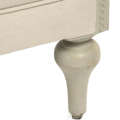 Canapé capitonné La Crème, style français