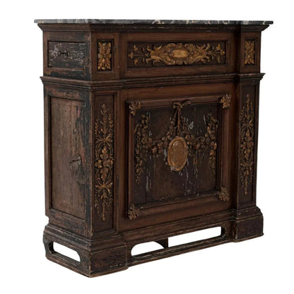 Buffet français orné de marbre doré, 1860
